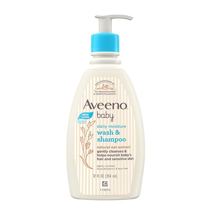 Baby Wash & Shampoo Aveeno Daily Moisturise  - 354 ml
