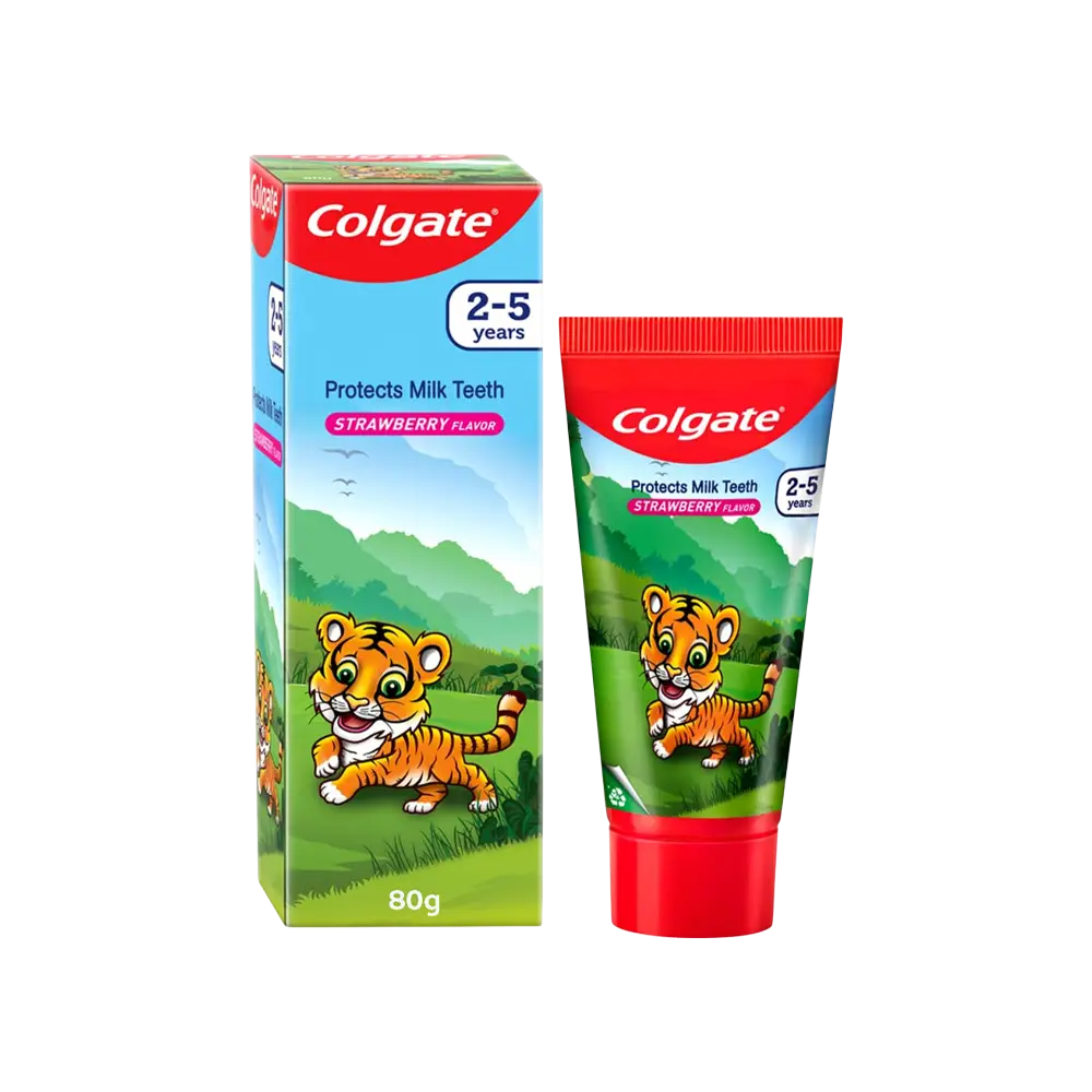 Colgate Kids Toothpaste (for 2-5 Years (Strawberry)) - 80 g