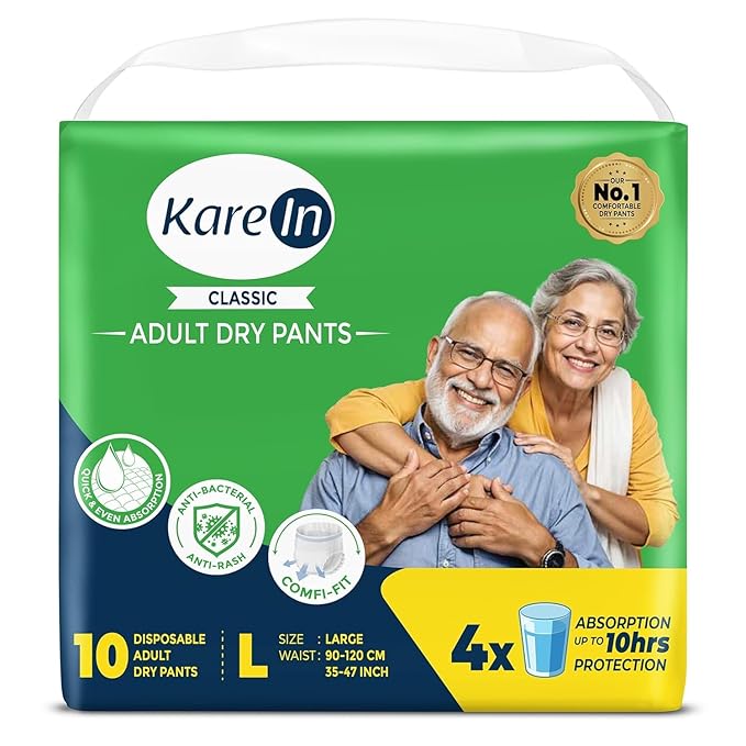Kare In Classic Adult Diaper Pants, Large (90 - 120 cm)