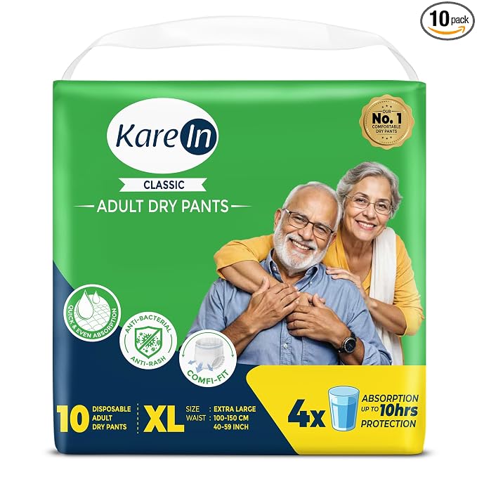 Kare In Classic Adult Diaper Pants, Extra Large (100 - 150 cm)