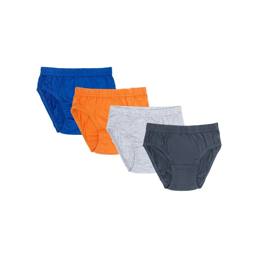 Bodycare Cotton Solid Kid's  (Multicolour) - 4 pcs