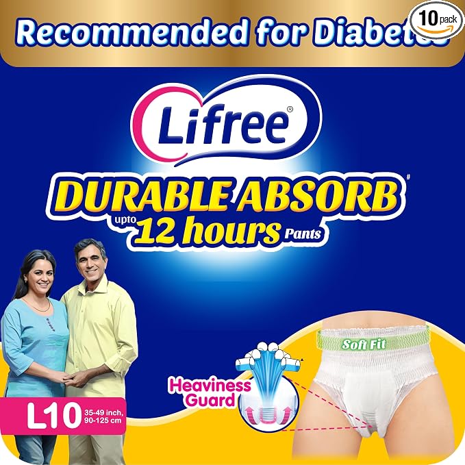 Lifree Durable Absorb Adult Diaper (L)