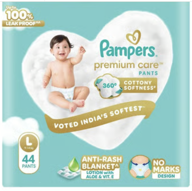 Pampers Premium Care Baby Diaper 88pc