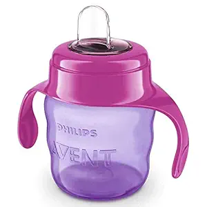 Philips Avent Spout Cup Baby Sipper (BPA Free) (Purple, Pink) - 1 pc