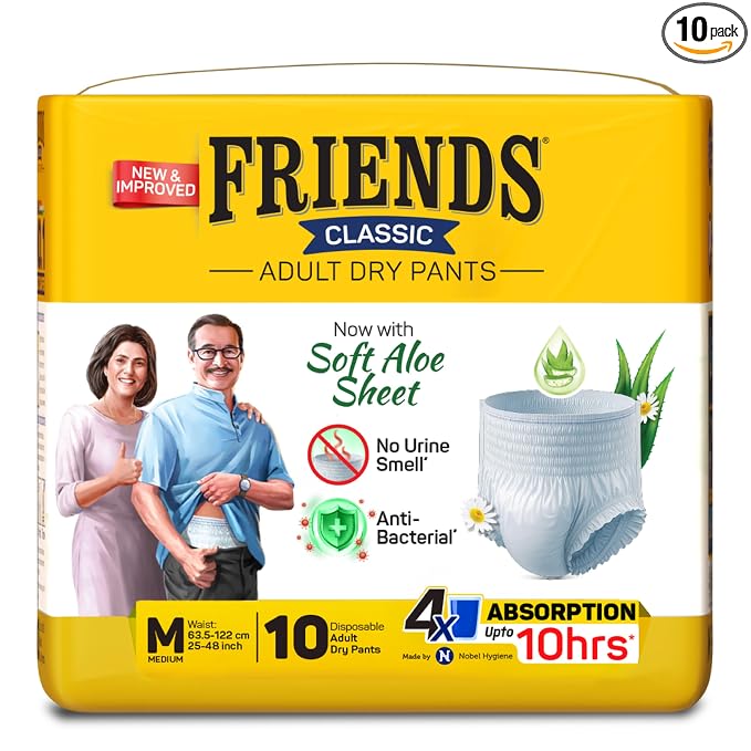 Friends Classic Adult Diaper Pant Style (M, 25-48")
