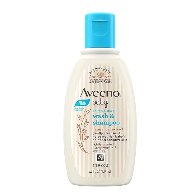 Baby Wash & Shampoo Aveeno Daily Moisture  - 100 ml