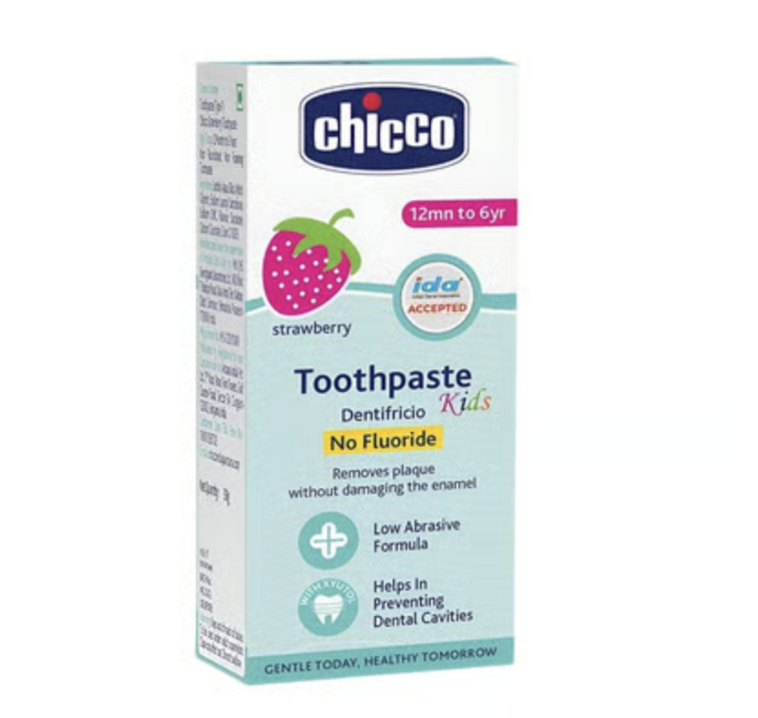 Chicco Kids Toothpaste (Strawberry Flavor, 12M+) - 50 g