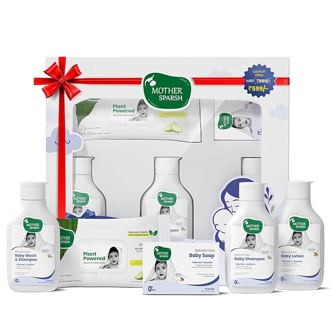 Mother Sparsh Natural Care Baby Gift Set - 1 set