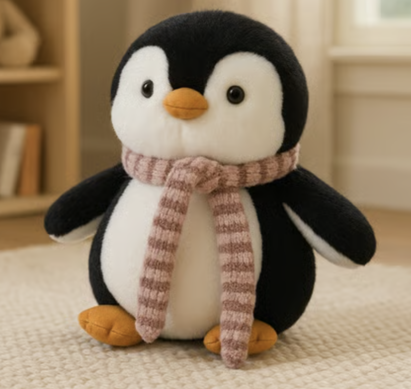 Dimpy Stuff Penguin with Muffler Soft Toy - 1 pc