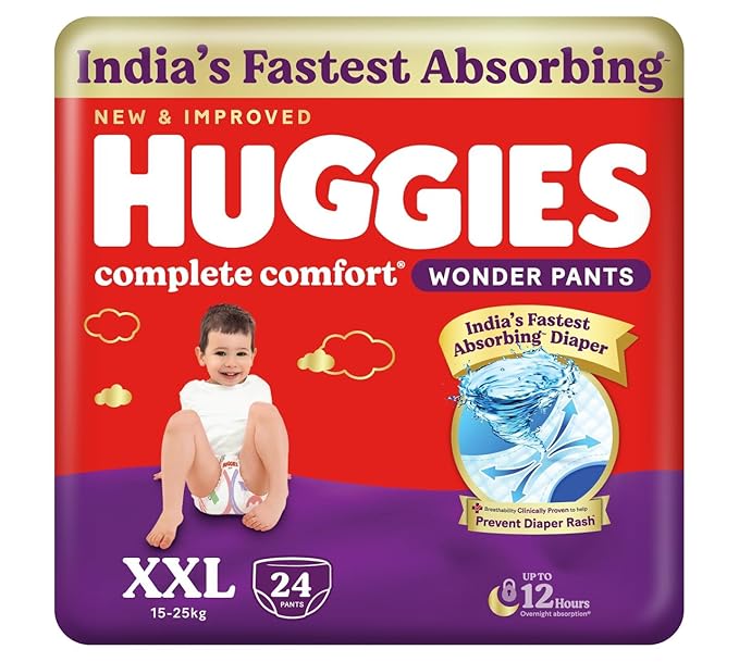 Huggies Comfy Pants - Pant Style Baby Diaper - 24 pcs