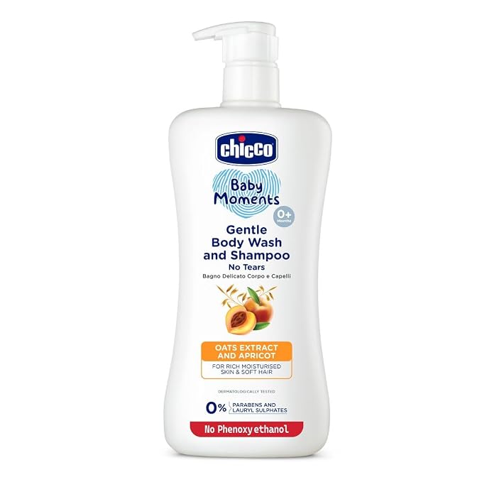 Chicco Gentle Body Baby Wash & Shampoo - 500 ml