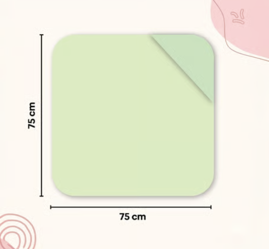 Haus & Kinder Hooded Baby Blanket (Light Green) - 1 pc